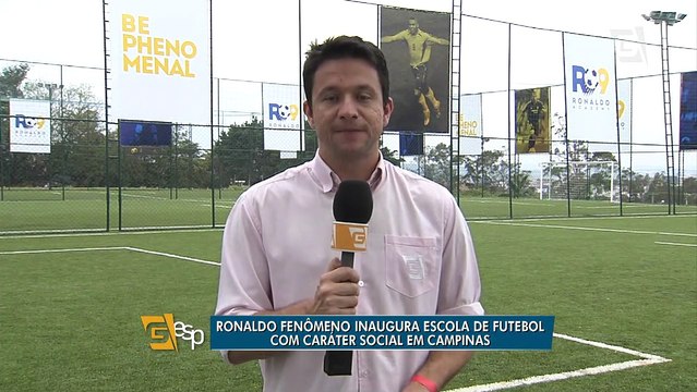 Ronaldo Fenômeno inaugura escola de futebol com caráter social em Campinas