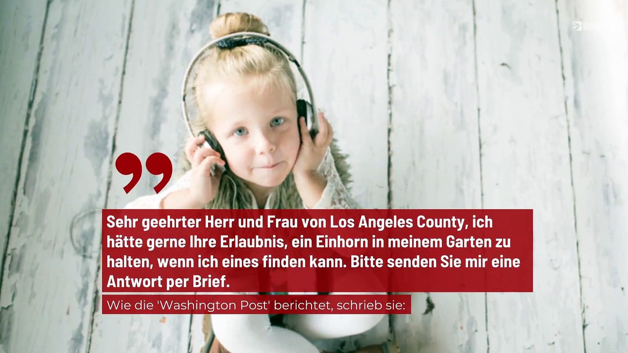 Siebenjähriges Mädchen erhält ganz besonderes Schreiben