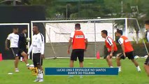 Lucas Lima é desfalque no Santos diante do FigueiraRicardo Oliveira e David Braz reforçam o Peixe d