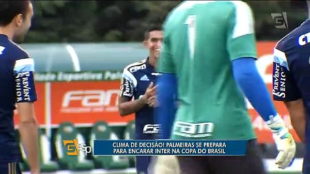 Clima de decisão! Palmeiras se prepara para encara Inter na Copa do Brasil