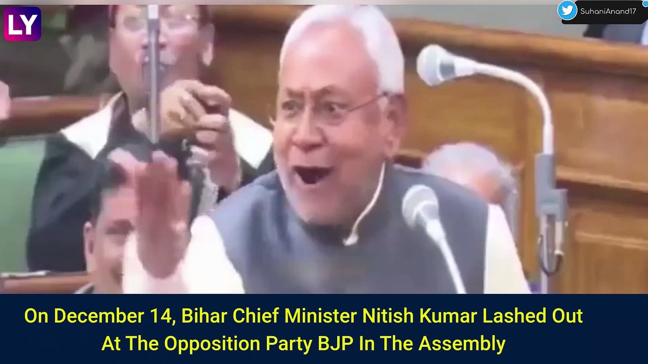 Nitish Kumar loses temper in the Bihar assembly as BJP questions liquor ban over deaths in Chhapra