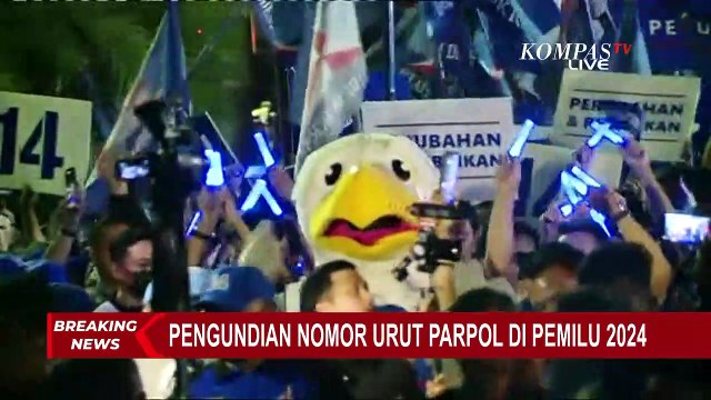 Pengundian dan Penetapan Nomor Urut Parpol Peserta Pemilu Tahun 2024 Digelar Malam Hari Ini