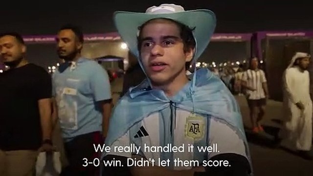 Fans react as Argentina beat Croatia to clinch place in World Cup final