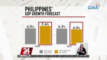 Ekonomiya ng Pilipinas, balik na sa lebel nito bago ang pandemic, ayon sa ADB | 24 Oras