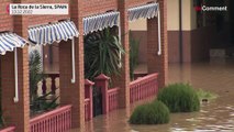 Watch: Heavy rain causes flash flooding in Badajoz province and destroys some villages