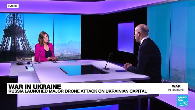 Russia launched major drone attack on Ukrainian capital