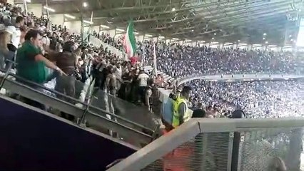 Veja a briga na torcida do Palmeiras