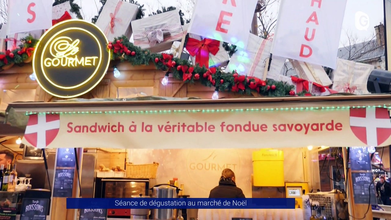 Reportage - Séance de dégustation au marché de Noël