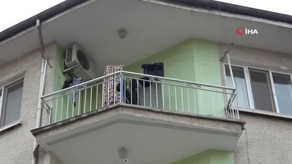 Evde bırakılan köpek, polisleri alarma geçirdi