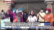 ¡Exigiendo pagos! Empleados de Hondutel mantienen protesta en Secretaría de Finanzas