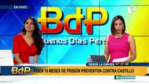 Piden prisión preventiva para Castillo: colocan valla de seguridad en Diroes para replegar a manifestantes
