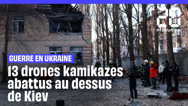 Guerre en Ukriane : 13 drones kamikazes abattus au dessus de Kiev