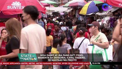 Mga damit at iba pang gift items, mabenta sa Divisoria | SONA