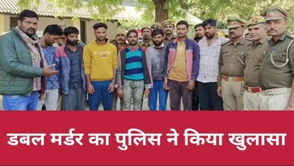 झाँसी: डबल मर्डर करने वाले सात आरोपी गिरफ्तार,इस बात को लेकर हुई थी हत्या