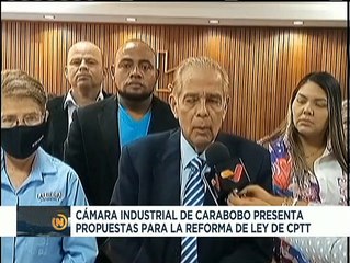 Cámara de Industriales de Carabobo presenta propuestas para la reforma de la Ley de CPTT