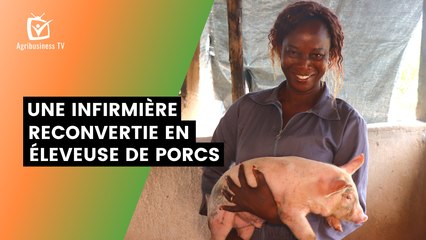 Burkina Faso : Une infirmière reconvertie en éleveuse de porcs