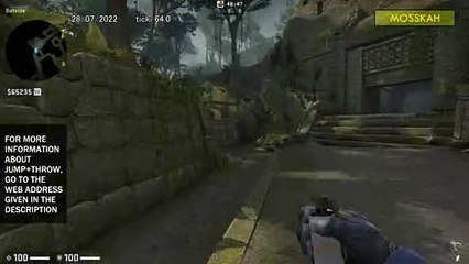 How to Smoke Back Hall on Ancient, option 1 - CSGO
