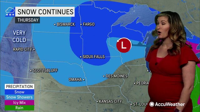 Blizzard conditions persist across northern Plains