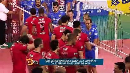 Sesi-SP vence Maringá e vai à semifinal da Superliga