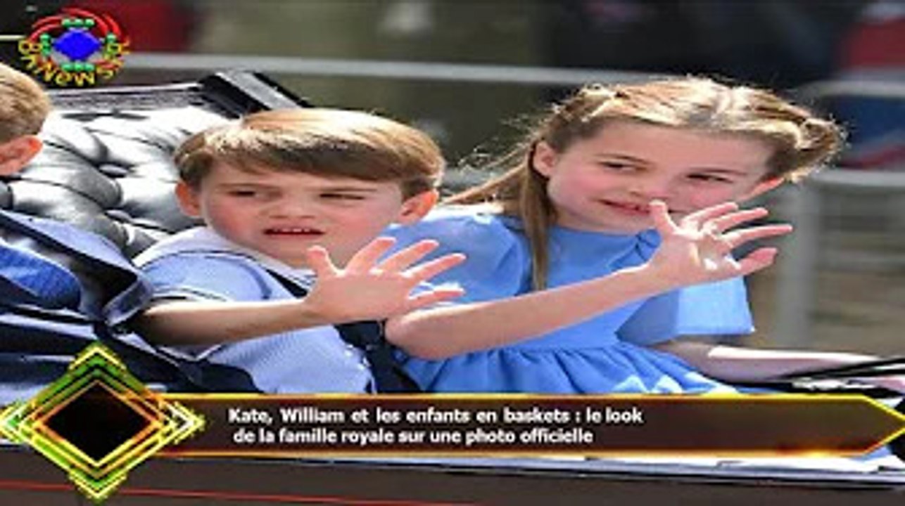 Kate, William et les enfants en baskets : le look  de la famille royale sur une photo officielle