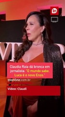 Vídeo: Claudia Raia é criticada após ser mal educada com jornalista