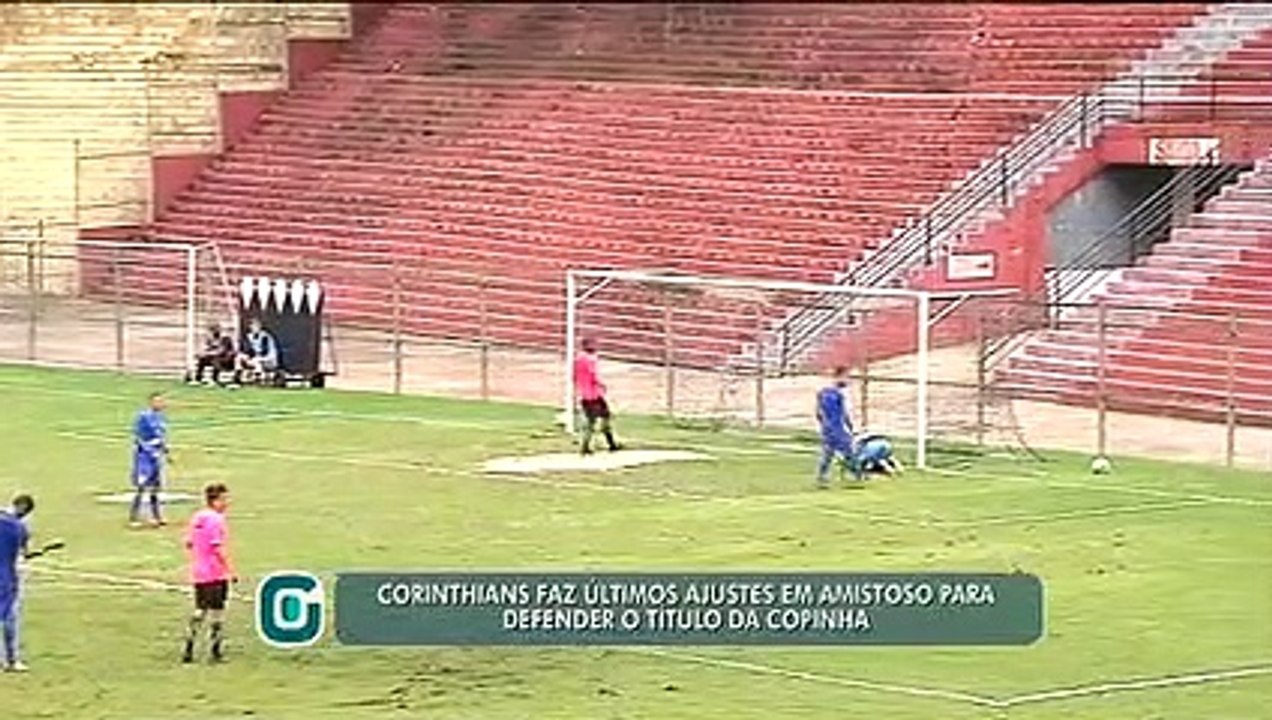 Corinthians faz últimos ajustes em amistoso para defender o título da Copinha