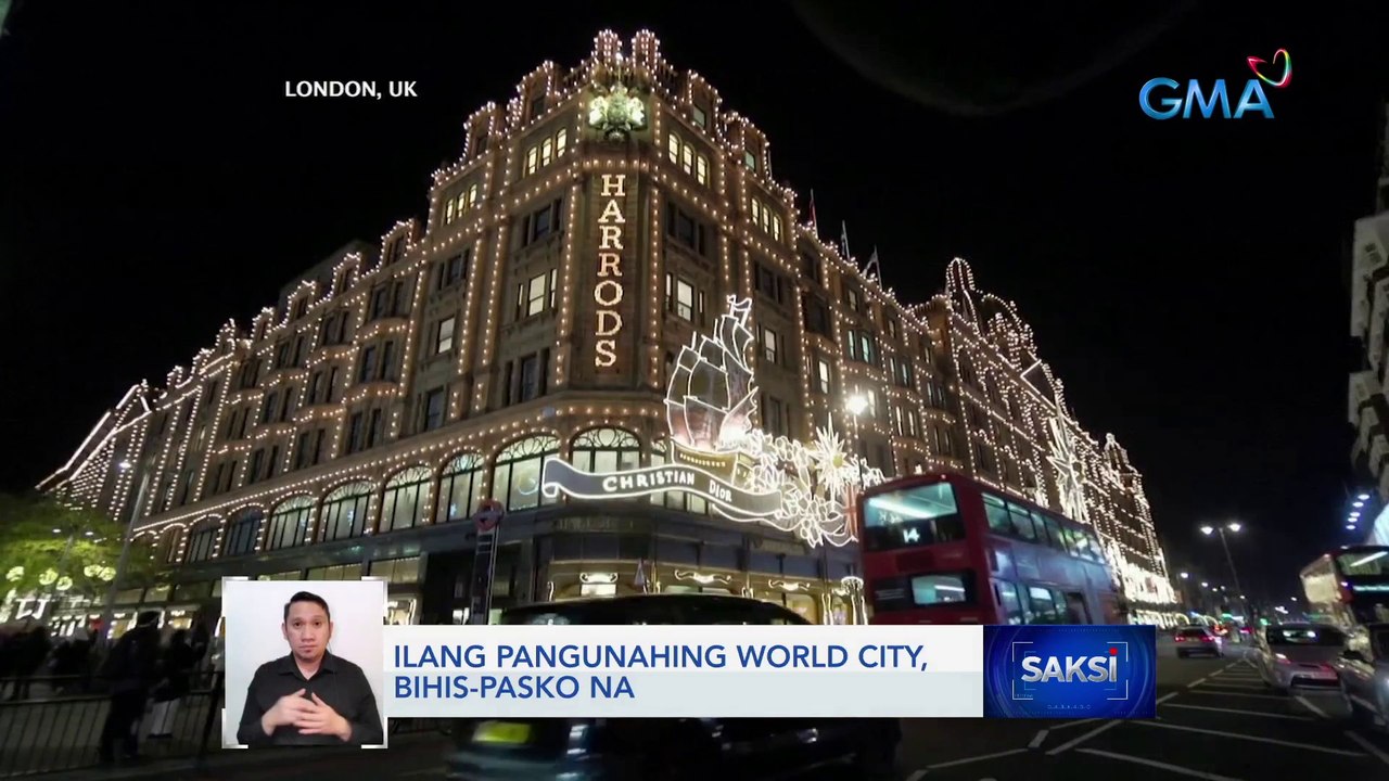 Ilang pangunahing world city, bihis-Pasko na | Saksi