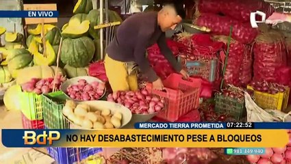 Mercado Tierra Prometida: hay abastecimiento de productos y precios se mantienen