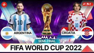 Argentina vs Croatia || Semi Final || Fifa 2022