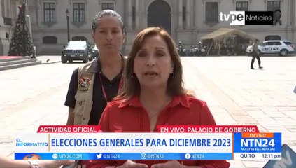 Download Video: Dina Boluarte dice que buscará adelantar las elecciones generales en Perú para diciembre de 2023