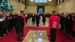 King unveils plaque to Queen Elizabeth II in Parliament