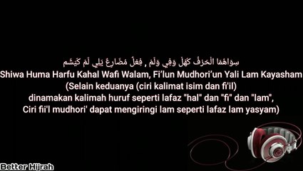 NADHOM ALFIYAH IBNU MALIK 01 - 12 Lirik Arab Latin dan Terjemahan