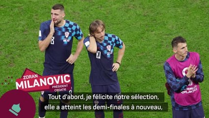 Croatie - Le "seum" du président croate sur les "penalties imaginaires" de l'Argentine
