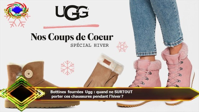 Bottines fourrées Ugg : quand ne SURTOUT porter ces chaussures pendant l'hiver ?