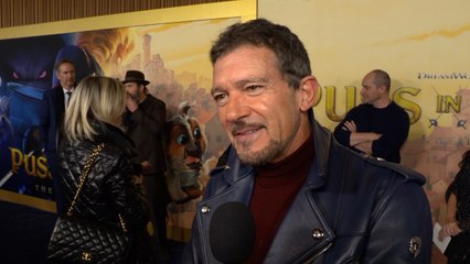 Puss In Boots: The Last Wish New York Premiere Antonio Banderas Interview