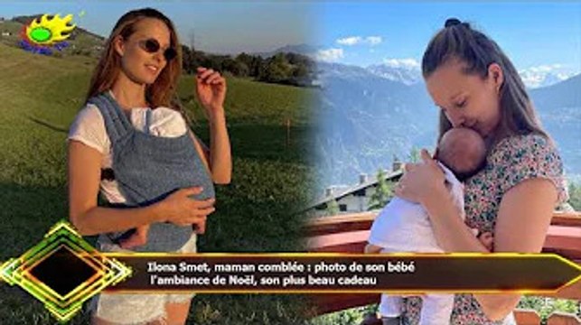 Ilona Smet, maman comblée : photo de son bébé l'ambiance de Noël, son plus beau cadeau