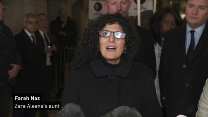 Aunt describes Zara Aleena as ‘light and warmth’ of family