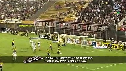 Tricolor cede empate ao São Bernardo fora de casa