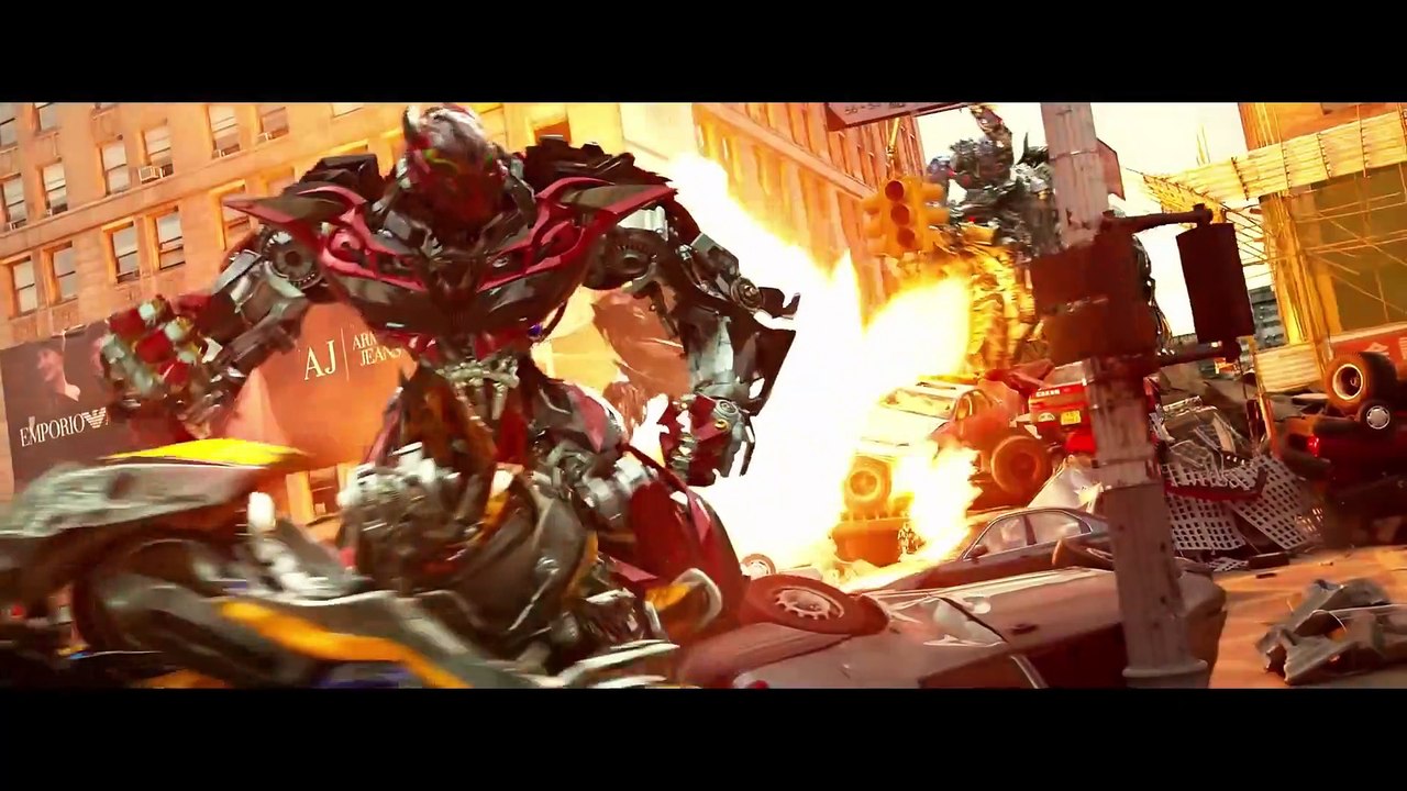 Calling All Dinobots - 4K Fight Scene - Transformers 4 - Age Of Extinction Final Battle Movie Clip