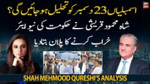 Shah Mehmood Qureshi shares plan to spoil coalition government's New Year