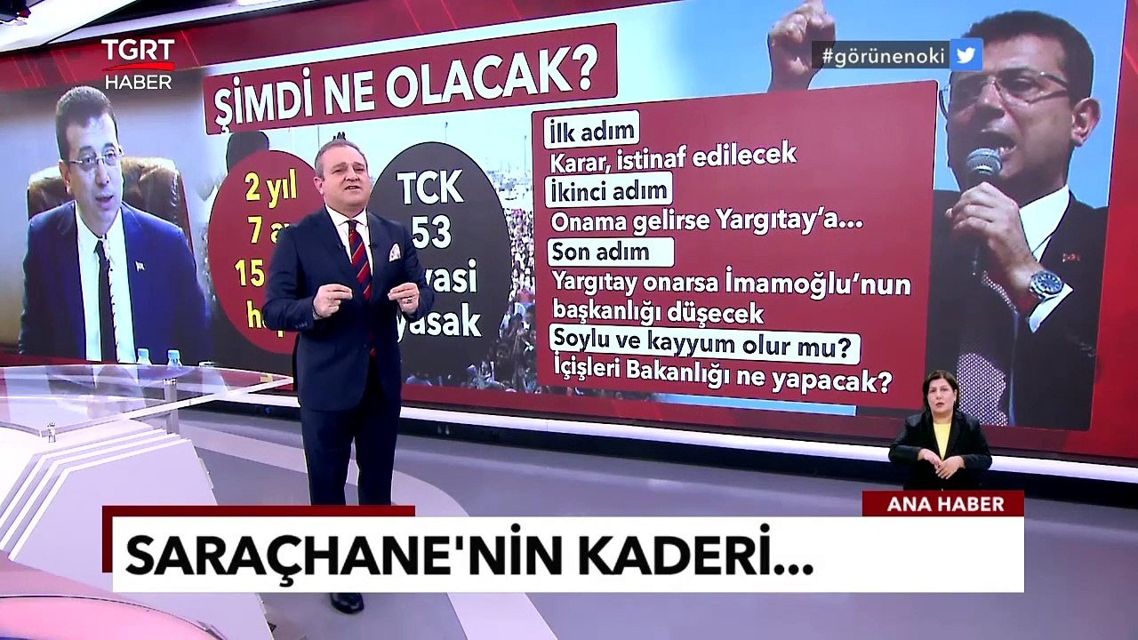 İmamoğlu'na Hapis Cezasından Sonra Ne Olacak? İşte Senaryolar  - Ekrem Açıkel İle TGRT Ana Haber