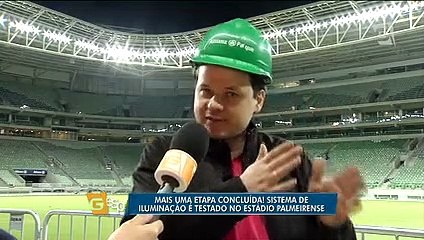 WTorre realiza teste de iluminação no novo estádio do Palmeiras