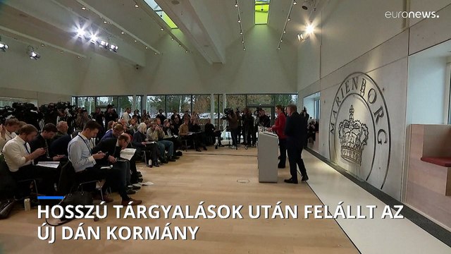 Heteken át tartó tárgyalások előzték meg az új dán kormány létrejöttét