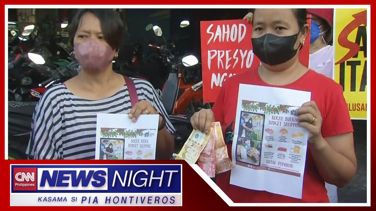 Grupo: ₱570 budget pang Noche Buena, hindi sapat para sa pamilya