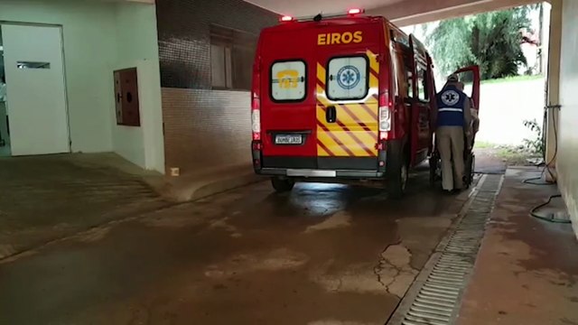 Após sofrer queda de três metros, idoso bate a cabeça e é socorrido