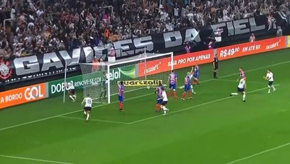 Veja os gols da vitória do Corinthians sobre o Bahia
