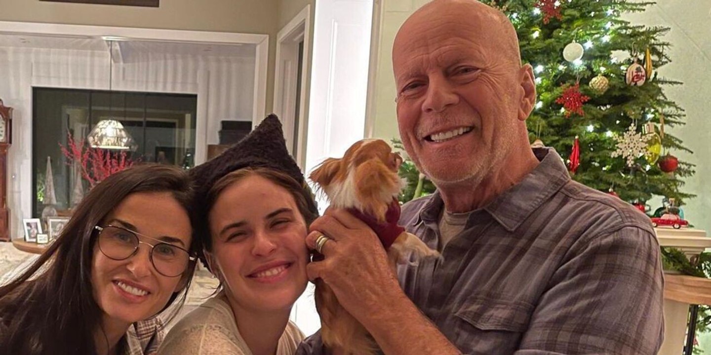 Demi Moore and Bruce Willis Celebrated the Holidays Together With Their Blended Family