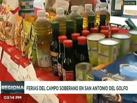 Sucre | PDVAL distribuye alimentos a familias de San Antonio del Golfo