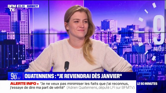 Raphaëlle Rémy-Leleu: Je continue de demander la démission d'Adrien Quatennens