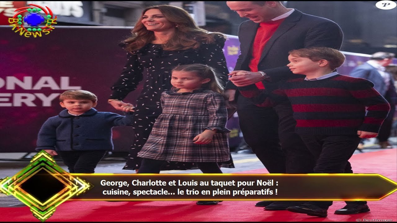 George, Charlotte et Louis au taquet pour Noël :  cuisine, spectacle... le trio en plein préparatifs